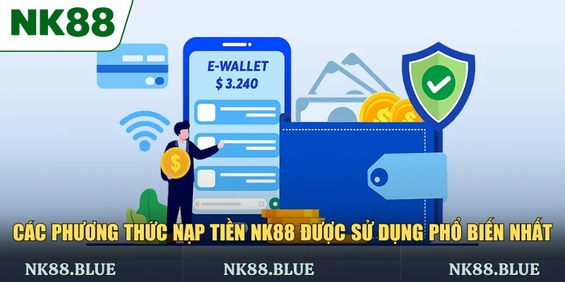 Các phương thức nạp tiền NK88 được sử dụng phổ biến nhất